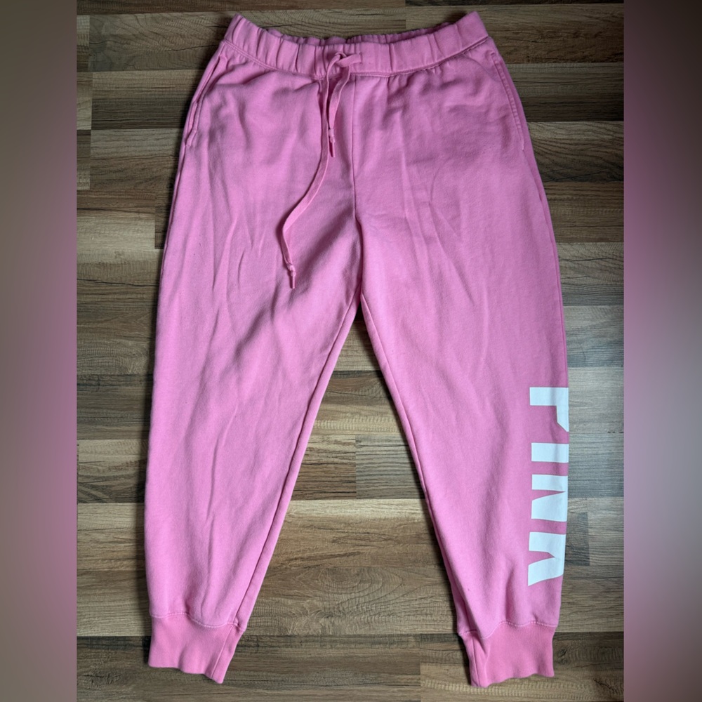 PINK VS Pink Joggers & Lavender Rhinstone Zip-Up Hoodie - Picture 5 of 8